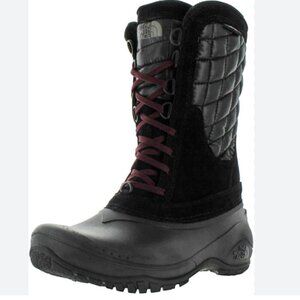 THE NORTH FACE ThermoBall Utility Mid Waterproof Boots Black Size 8.5